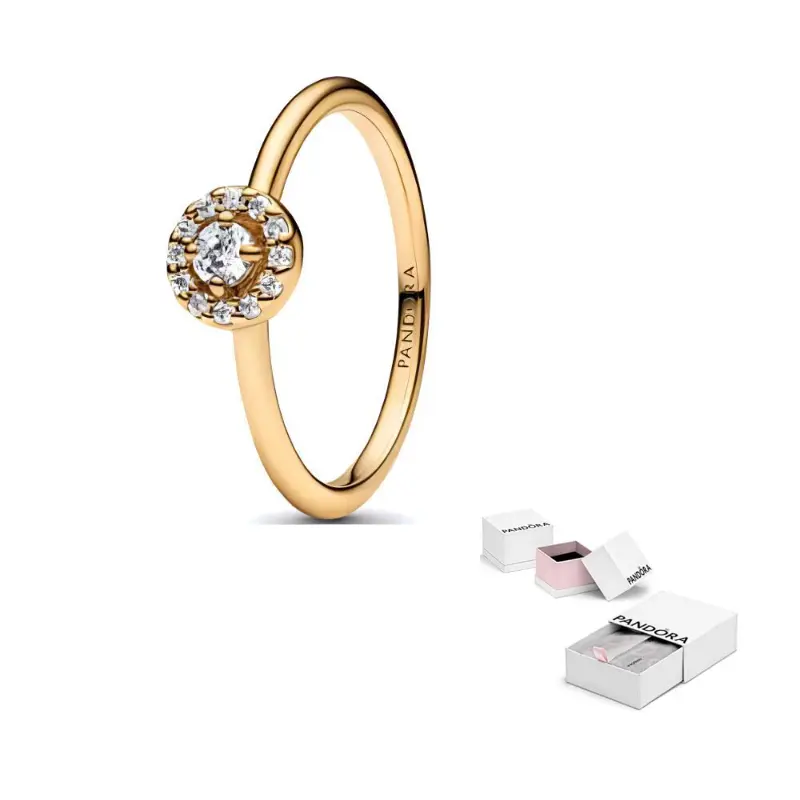 

Pandora Синтетическая бижутерия Cubic Zirconia кольца Women's Gold