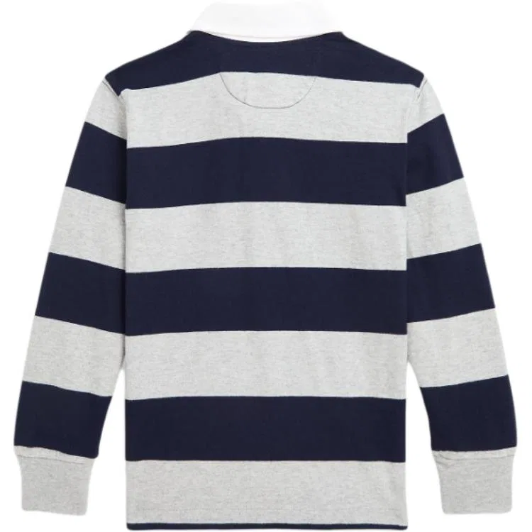 Футболка Polo Ralph Lauren серая детская — фото 3
