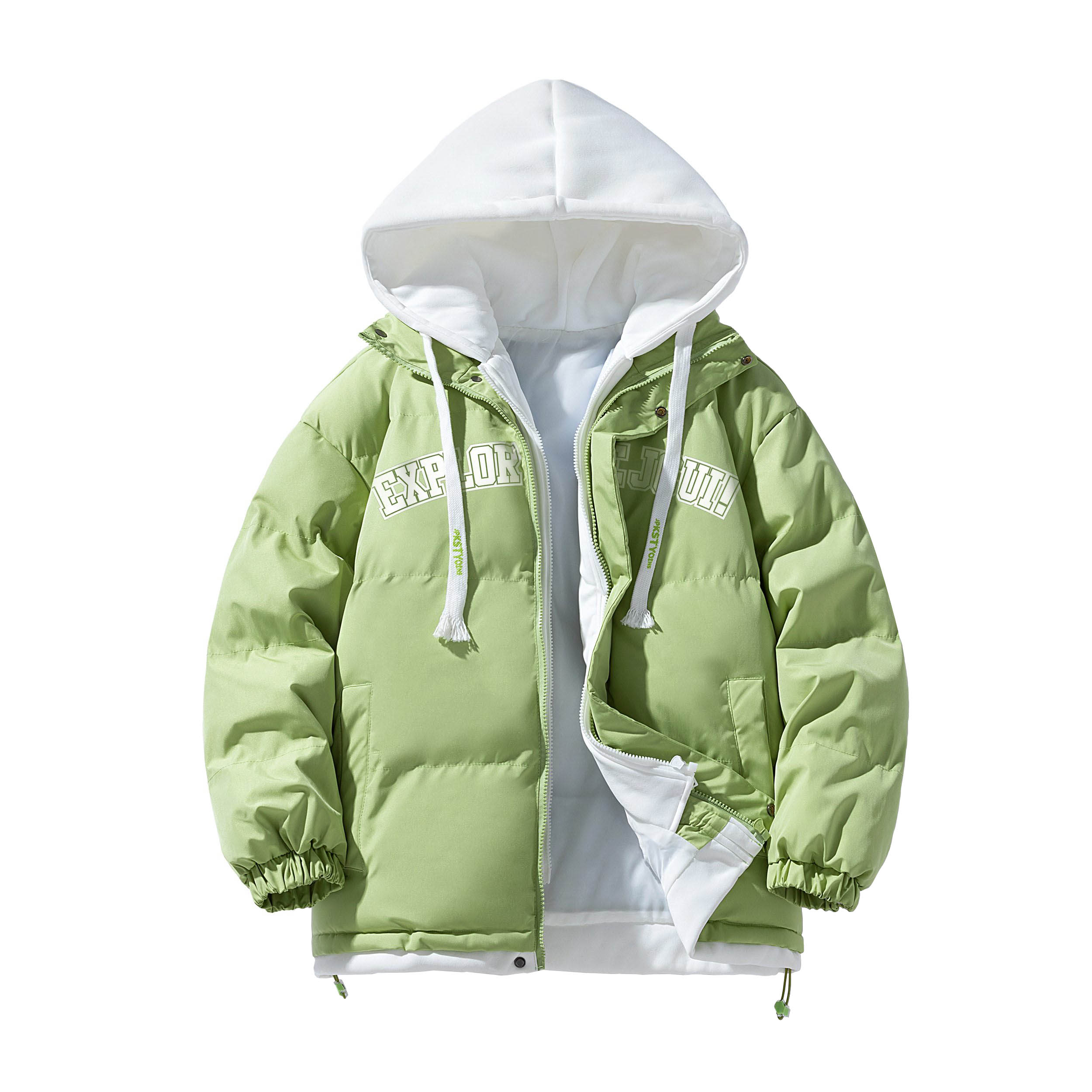 

JCUI Пуховик Unisex, Neon Green