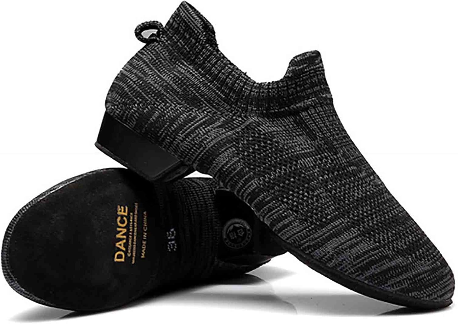 

Танцевальные туфли-носки для женщин и мужчин, многофункциональные, ультрапортативные, с нескользящей подошвой, танцевальные кроссовки, повседневная обувь Generic, черный