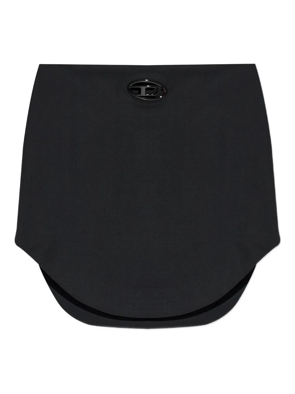 

Юбка с нашивкой-логотипом Diesel, черный