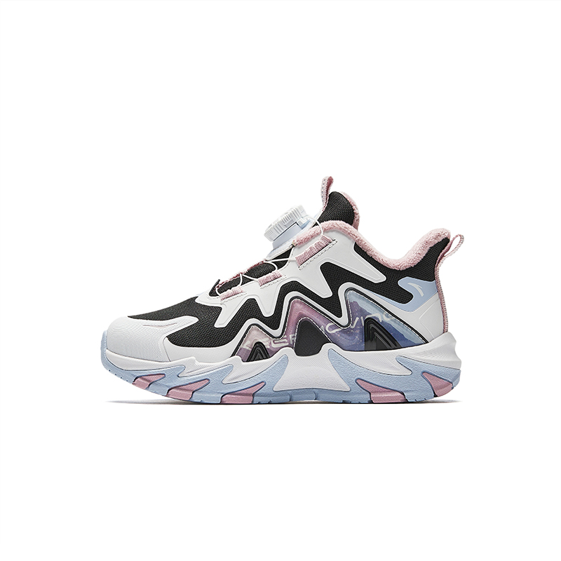 

Детские повседневные туфли Kids Antakids, черный/белый/серо-фиолетовый