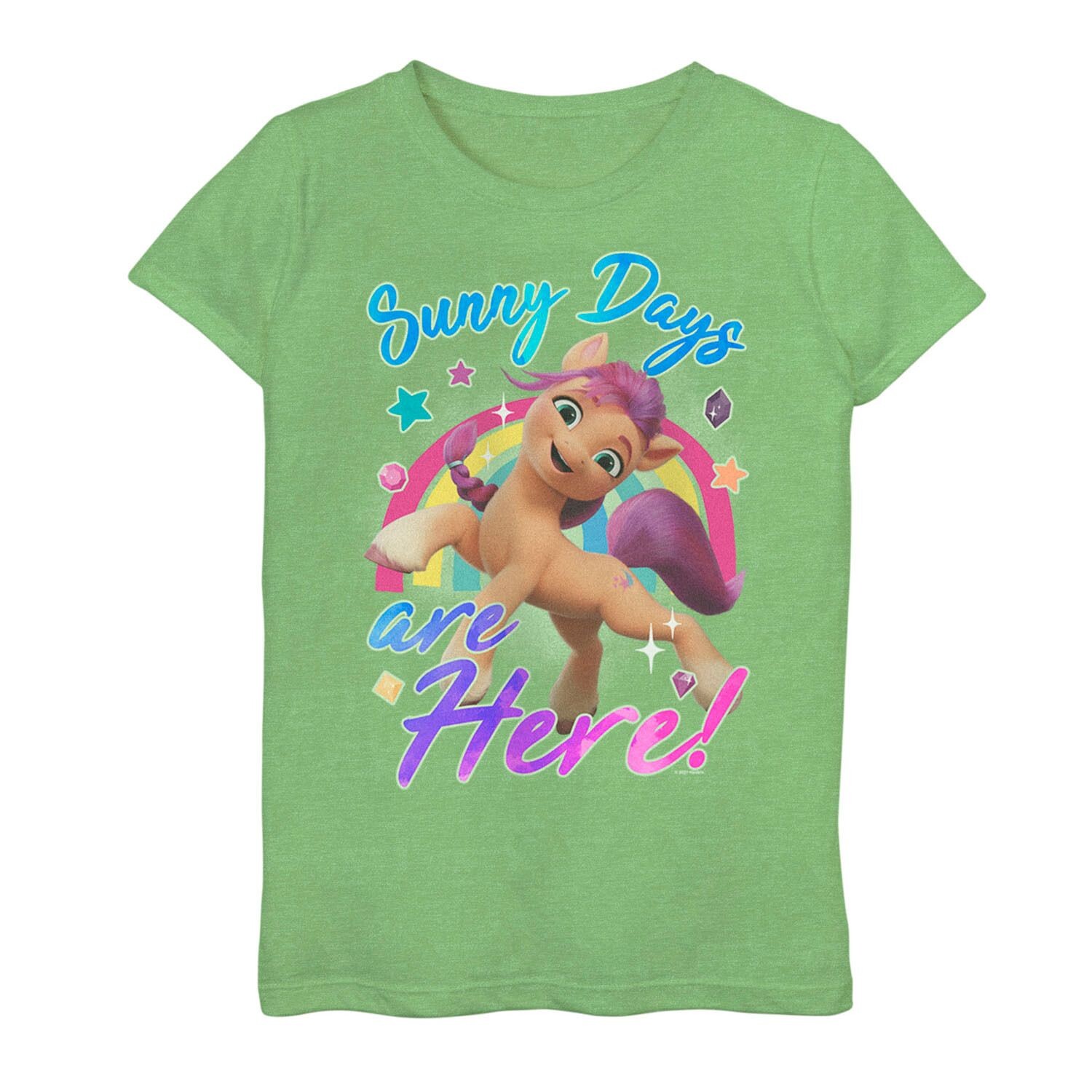 

Футболка с радужным рисунком My Little Pony Sunny Days для девочек 7–16 лет Licensed Character