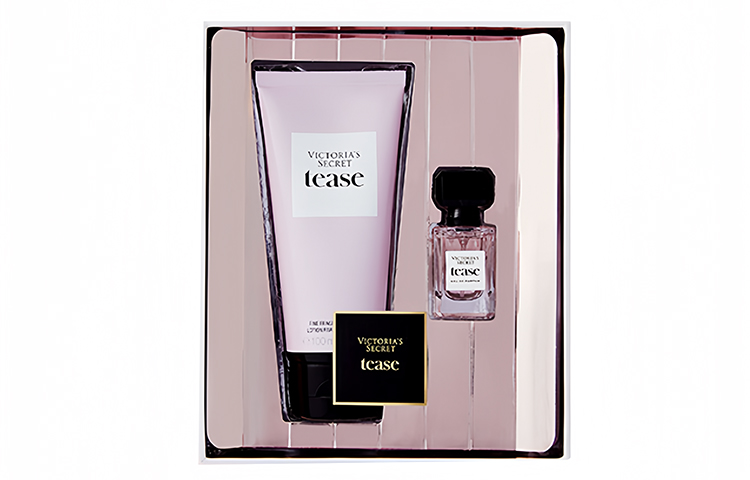 Victoria's Secret Набор парфюма Black Allure с лосьоном для тела Eau De Parfum Frozen Pear с цветами гардении 100мл+7,5мл — фото 2