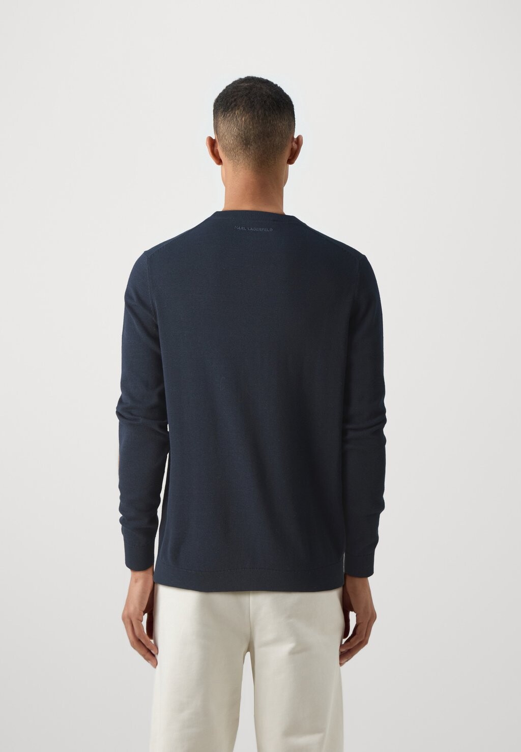 

Джемпер CREW NECK KARL LAGERFELD, темно-синий