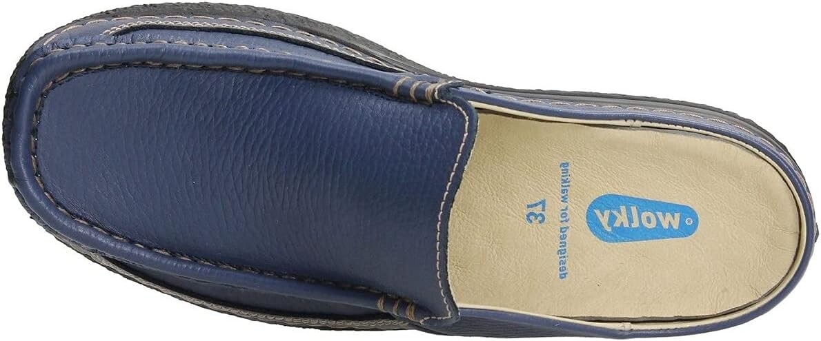 Лоферы Wolky Roll Slide, цвет Sky Blue Printed Leather — фото 2