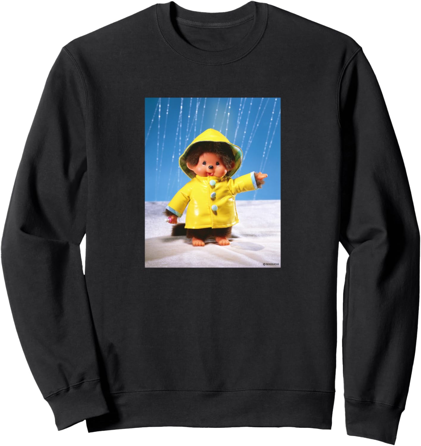 

Толстовка с графическим принтом Monchitch Monchhichi, черный