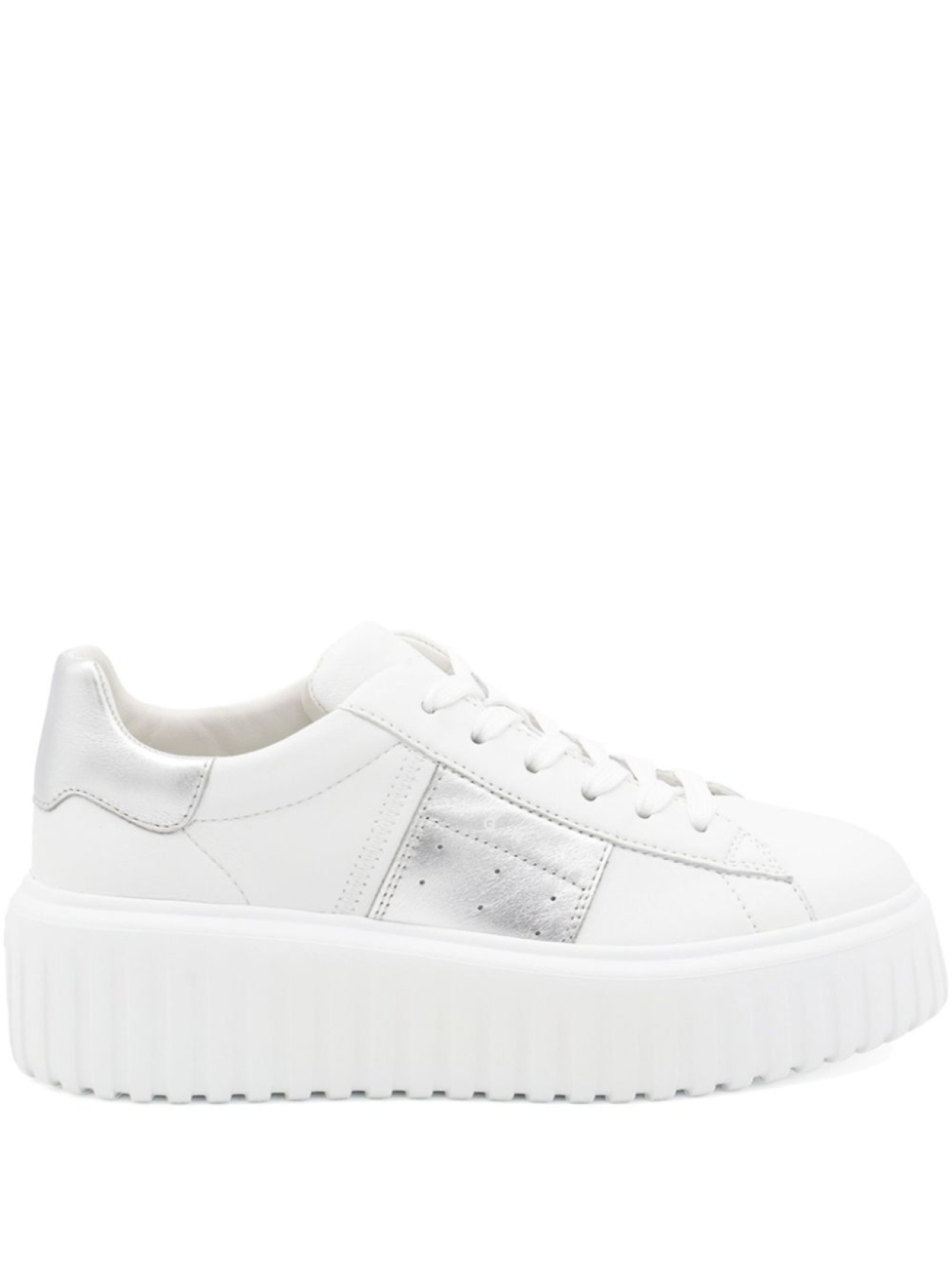 Кроссовки Hogan H-Stripes на платформе, белый
