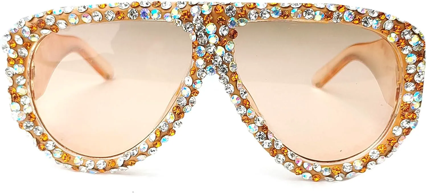 

Солнцезащитные очки Willochra Oversized Shield с бриллиантами и стразами для женщин, винтажные, в стиле 90-х, в большой оправе, блестящие, для вечеринок, Brown