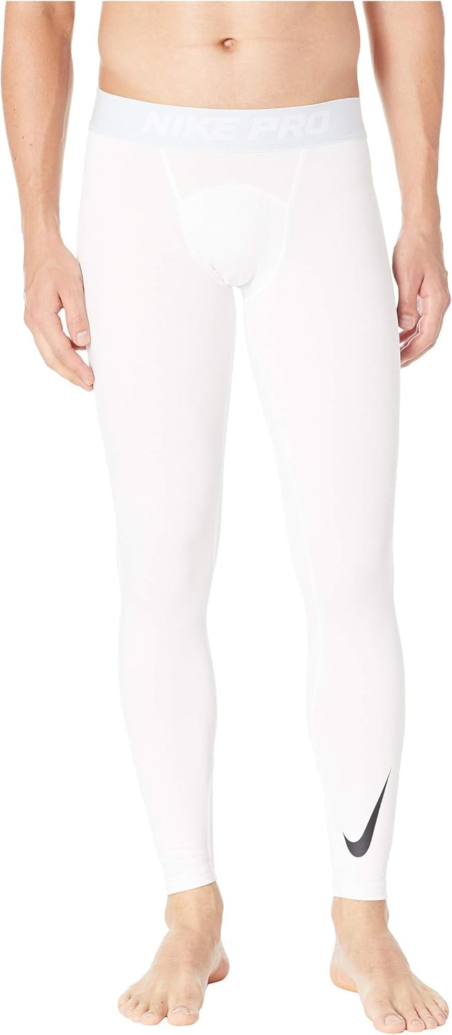 

Мужские компрессионные тайтсы Nike Pro Therma, White/Pure Platinum/Black