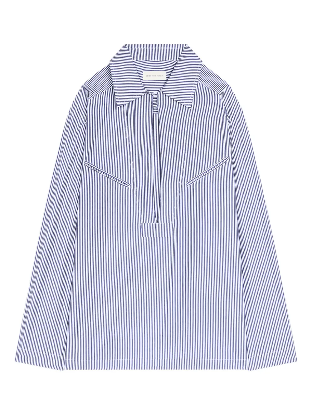 

Рубашка в полоску DRIES VAN NOTEN, синий