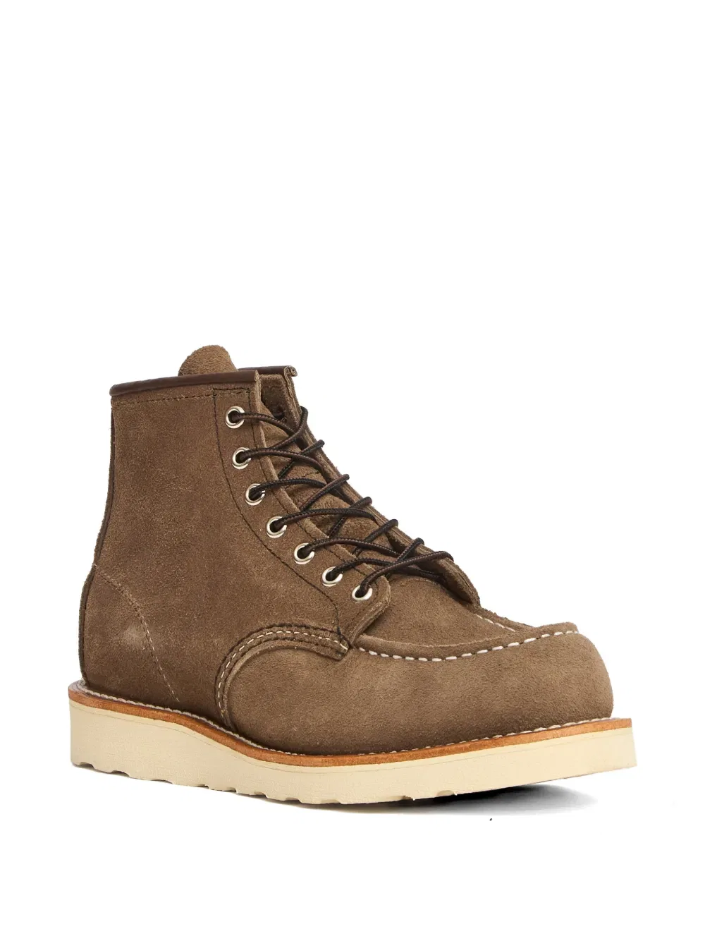 Ботинки на шнуровке с закругленным носком Red Wing Shoes, коричневый — фото 2