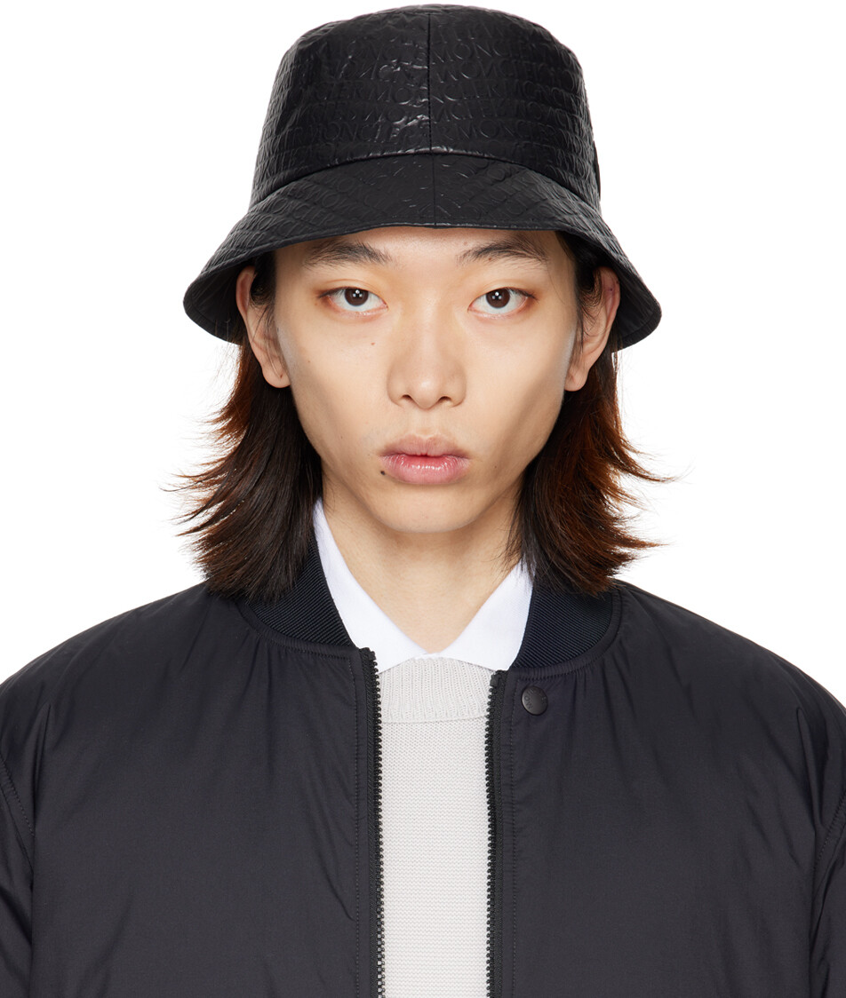 

Черная панама с логотипом Moncler, цвет Black