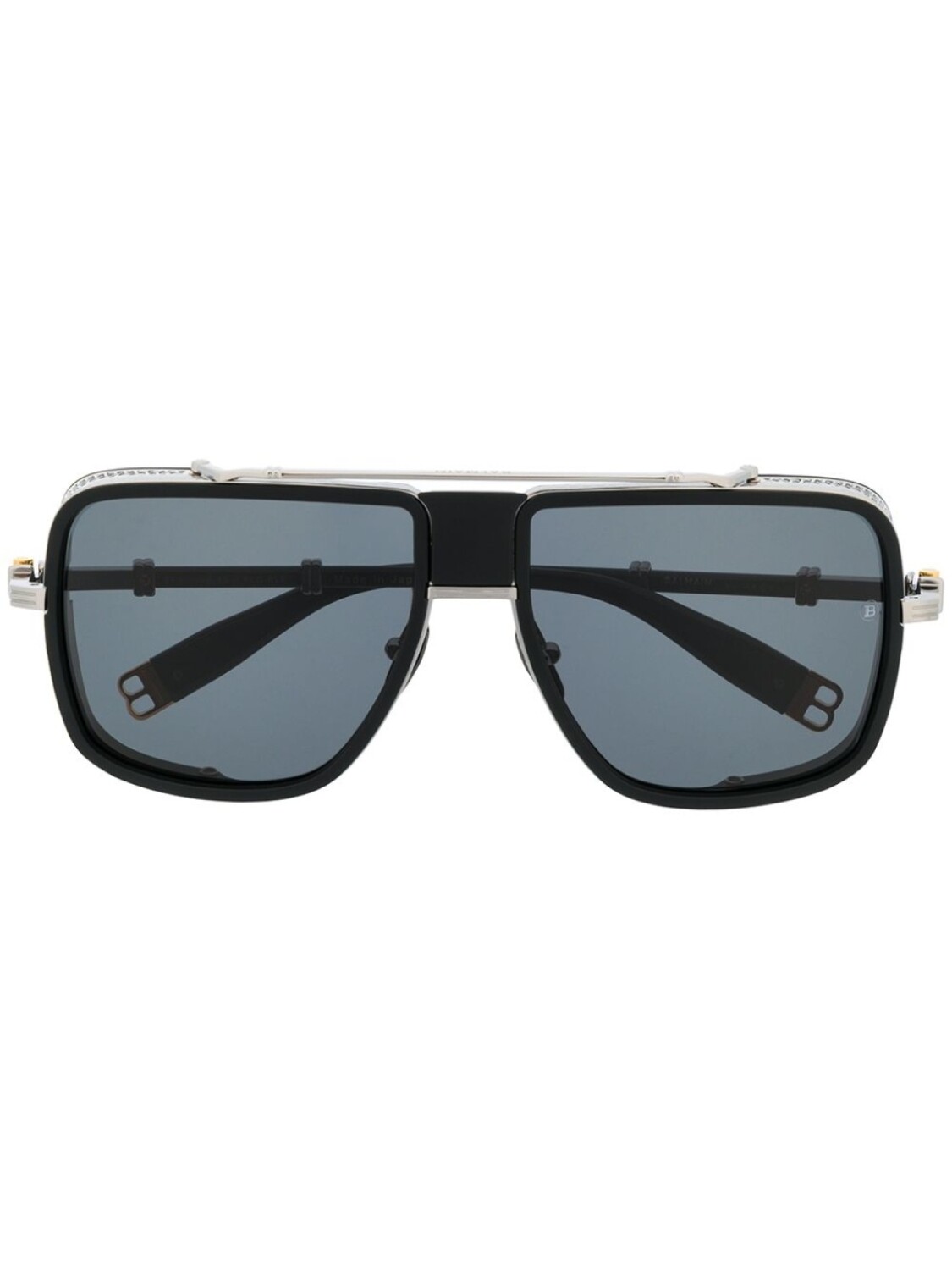 

Balmain Eyewear солнцезащитные очки из коллаборации с Akoni, серебристый