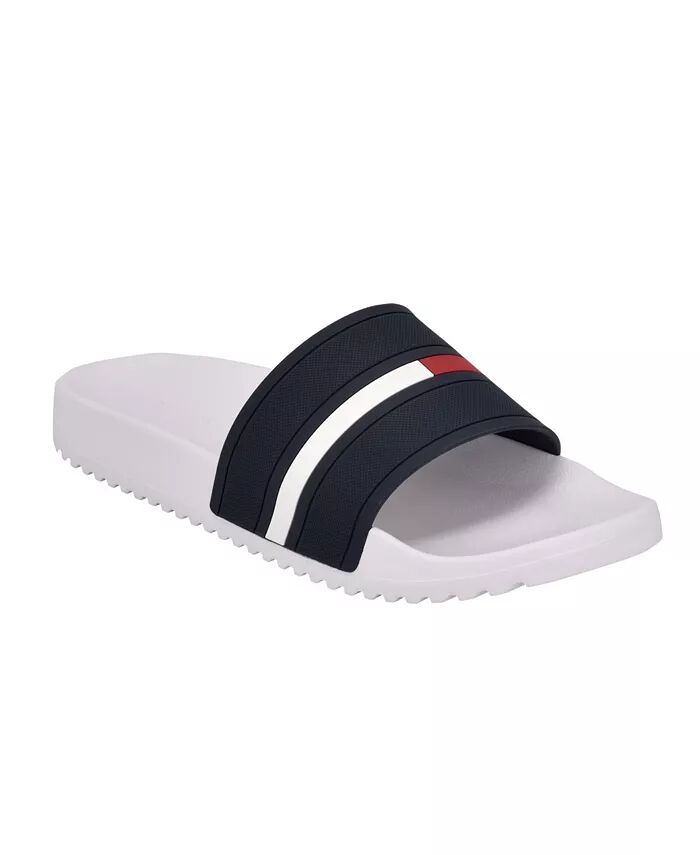 

Мужские шлепанцы для бассейна с логотипом Redder Flag Tommy Hilfiger, белый