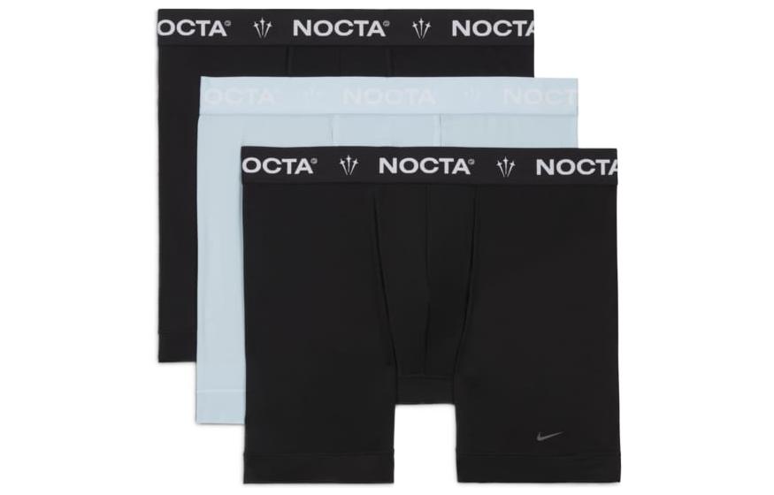 

Мужские трусы-боксеры Nocta Essential Micro Nike, 3 Pack (Black+Blue+Black)