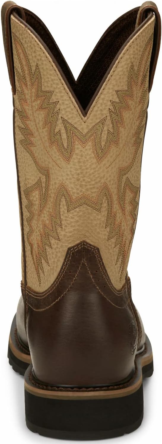 Мужские ботинки Justin Boots Superintendent, 28 см, золотисто-коричневый — фото 4