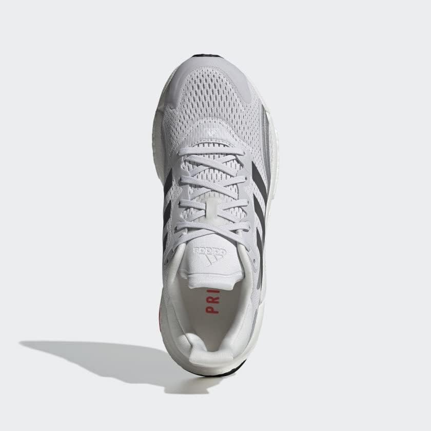 Мужские беговые кроссовки Adidas, красный/серый — фото 3
