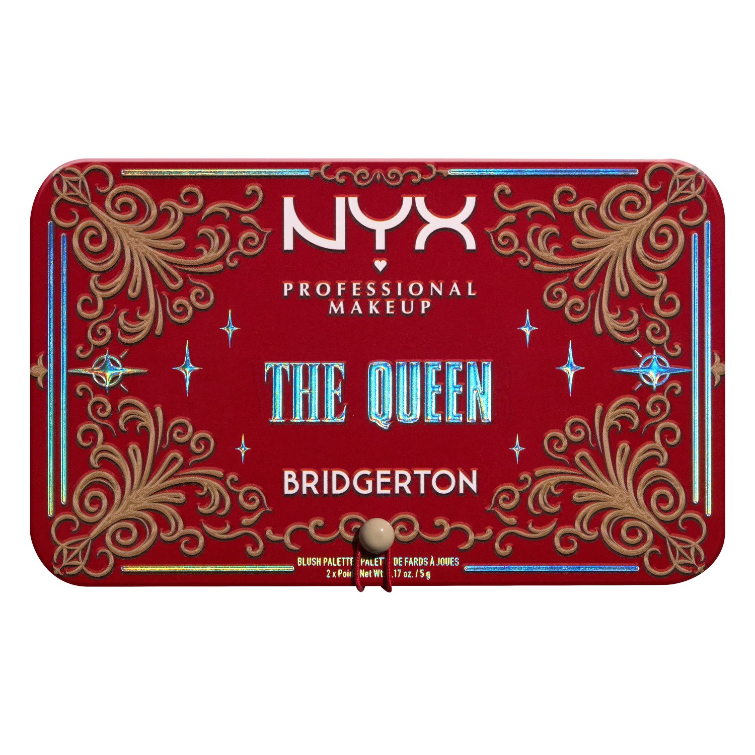 

Румяна bridgerton lady in silver blush duo palette“ Nyx Professional Makeup, the queen, вес 10 гр.