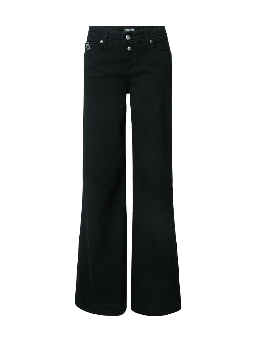 

Джинсы с широкими штанинами Versace Jeans Couture, черный деним