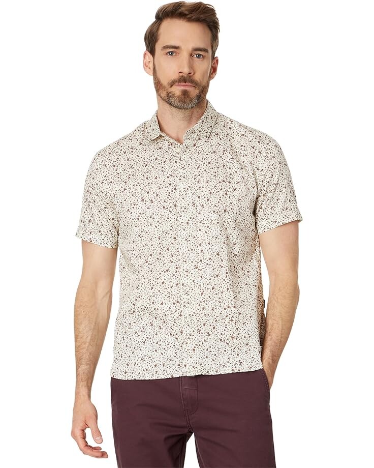 

Рубашка John Varvatos Short Sleeve Loren Sport, цвет Salt