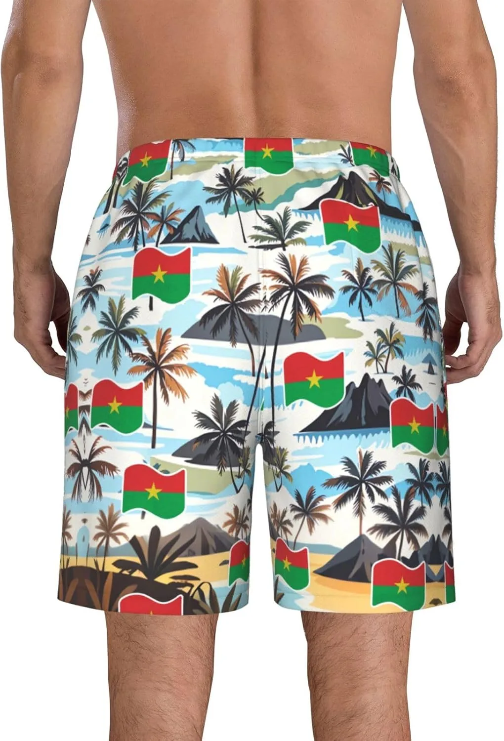 Мужские плавки с флагом Канады и изображением канадского флага Generic, Burkina Faso Flag — фото 3