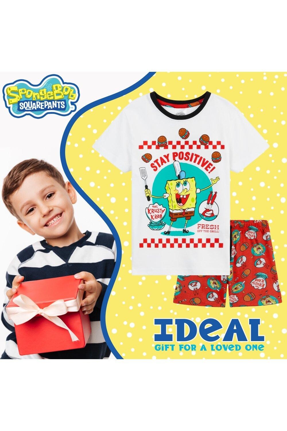 Пижамный комплект с короткими рукавами Spongebob, мультиколор — фото 3