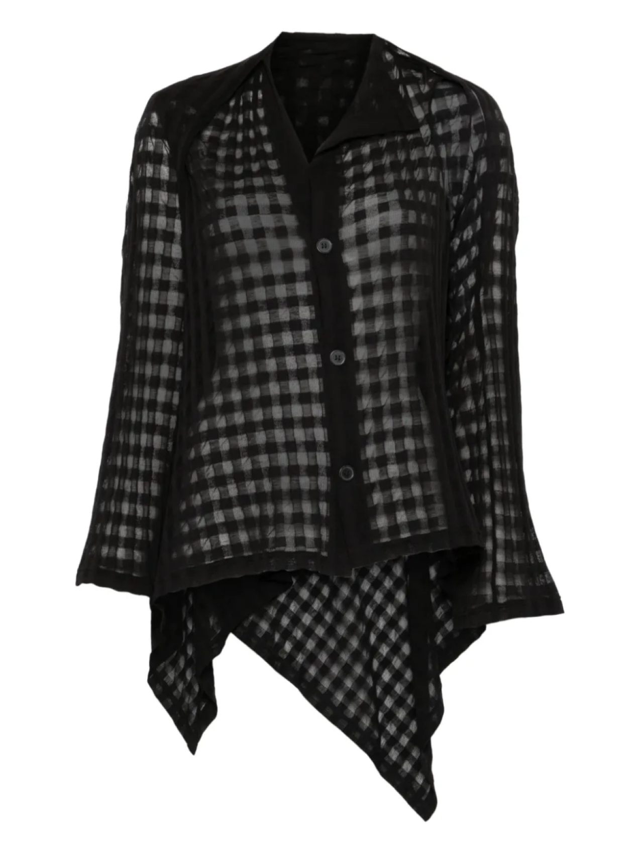

Многослойная блузка Yohji Yamamoto, черный