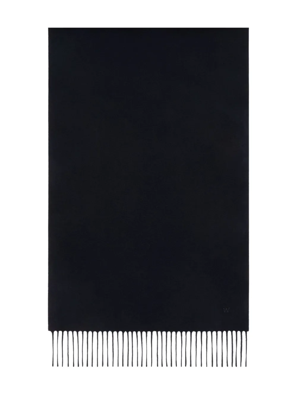 

Шарф с бахромой Weekend Max Mara, синий