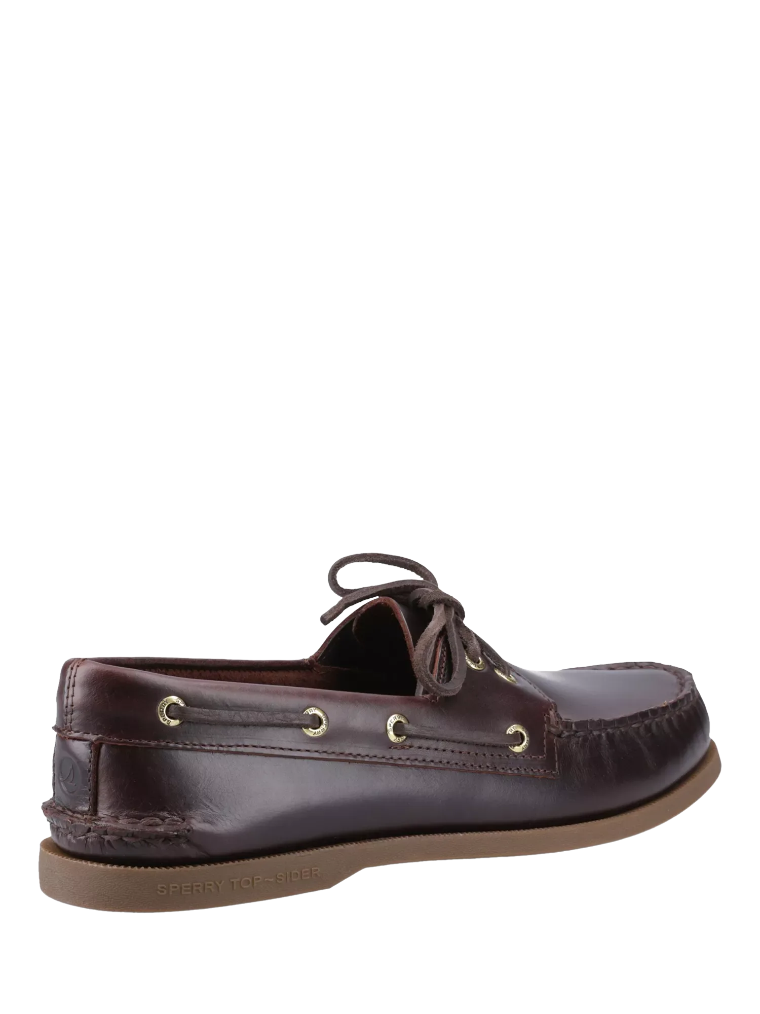 Оригинальные лодочные туфли с двумя люверсами и широкой колодкой Sperry, Brown — фото 3