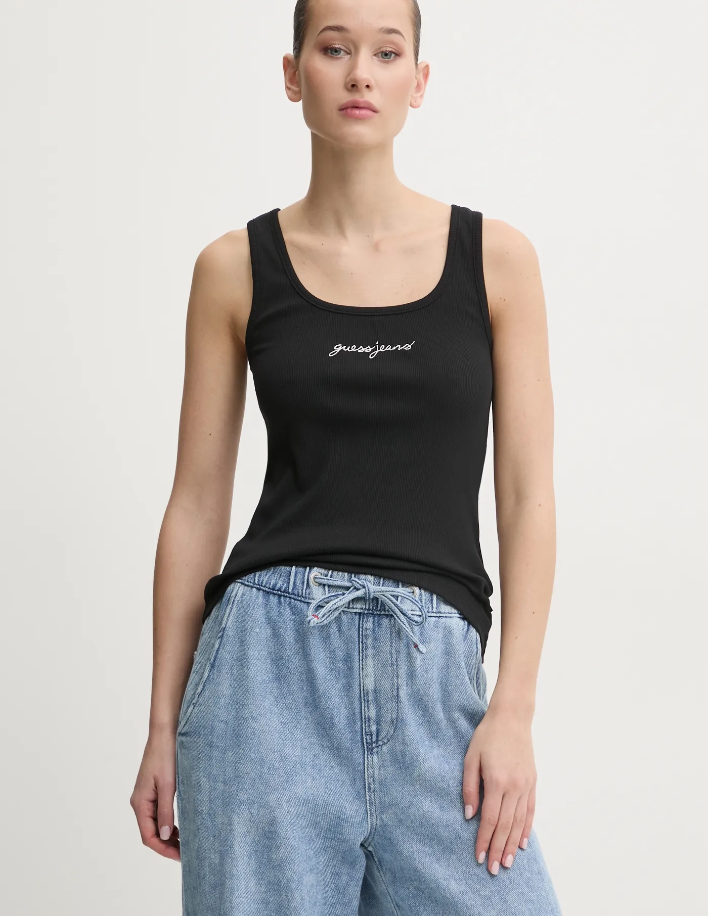 

Топ Guess Jeans, черный