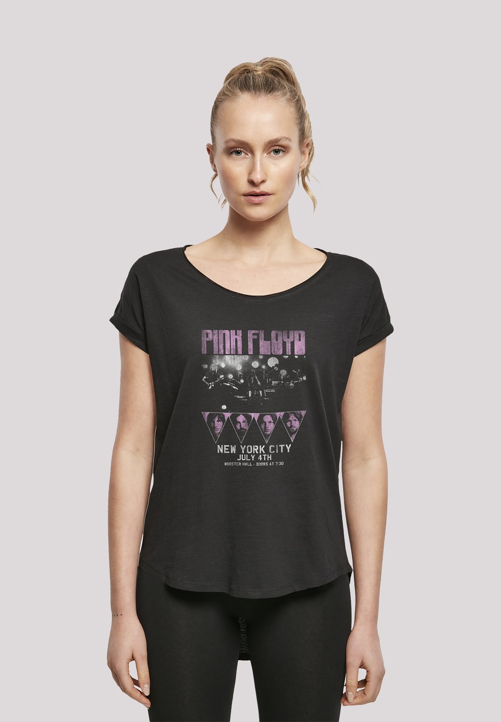 

Футболка с принтом FLOYD TOUR NYC PREMIUM ROCK METAL MUSIK BAND FAN MERCH F4NT4STIC, черный