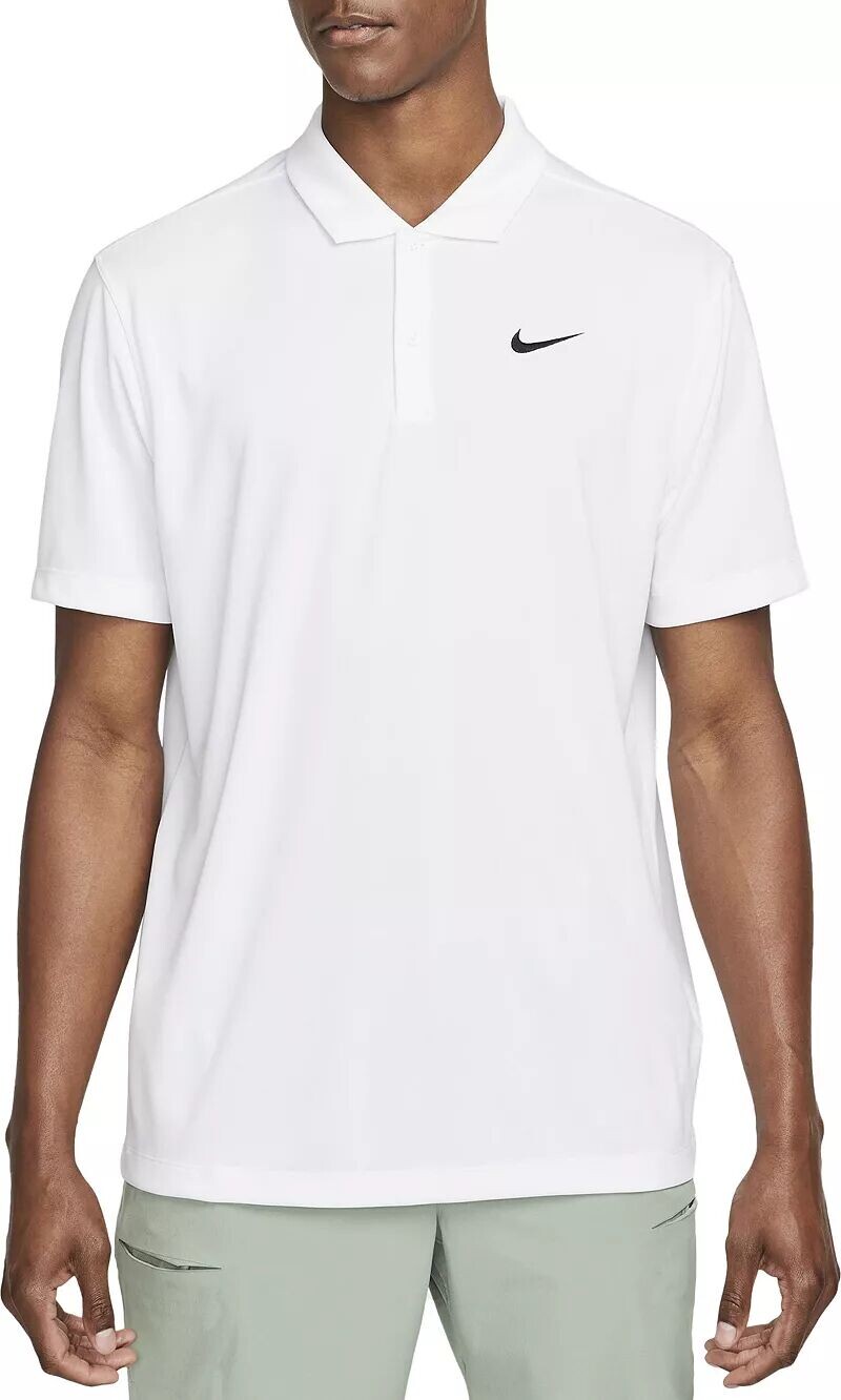 

Мужская теннисная футболка-поло NikeCourt Dri-FIT, белый