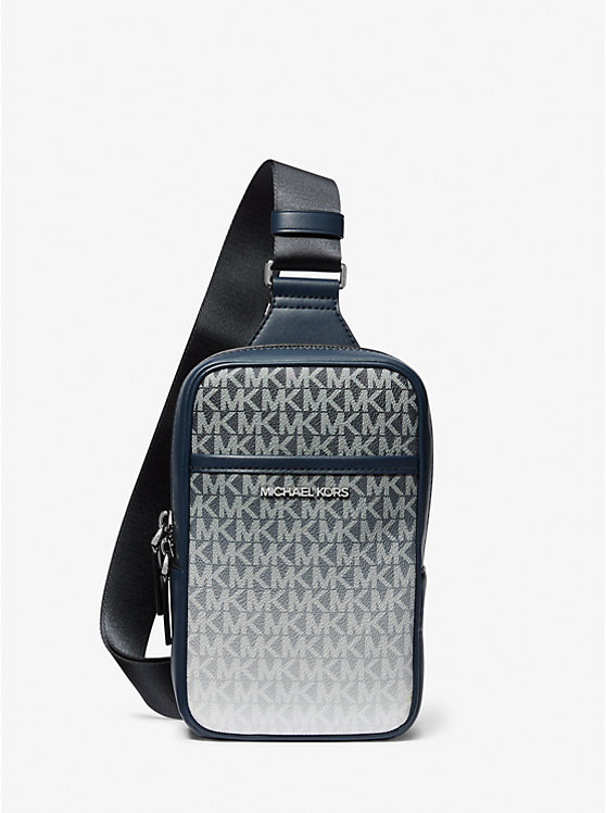

Сумка-Слинг Cooper Medium с логотипом ombre Michael Kors, синий