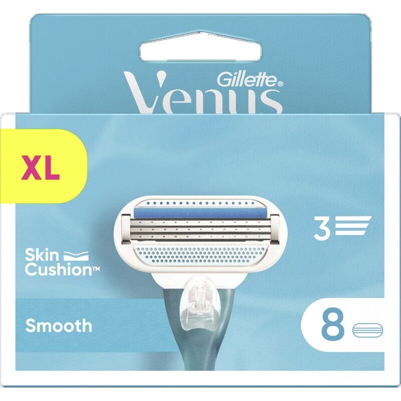 

Гладкие лезвия бритвы Gillette Venus, 8 шт.