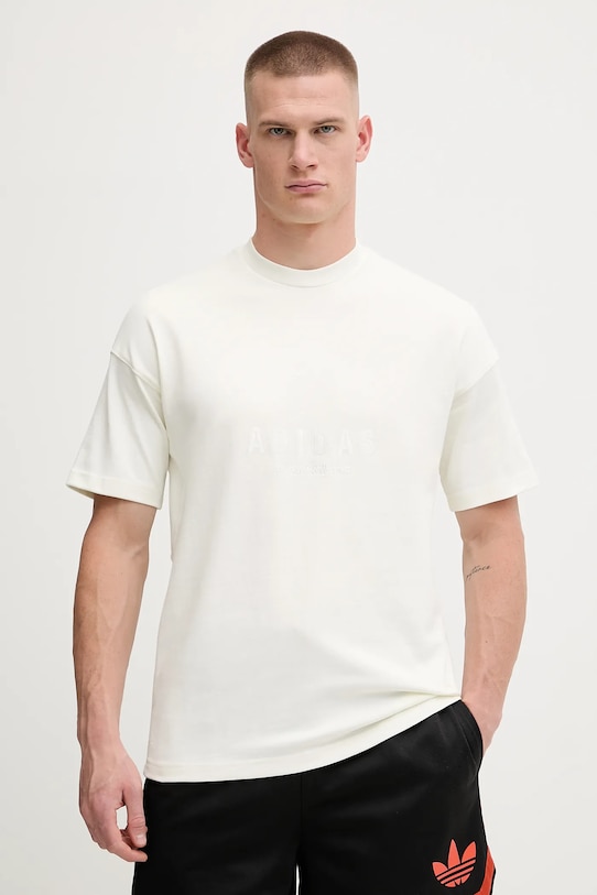 

Футболка хлопковая ALL SZN Adidas, бежевый