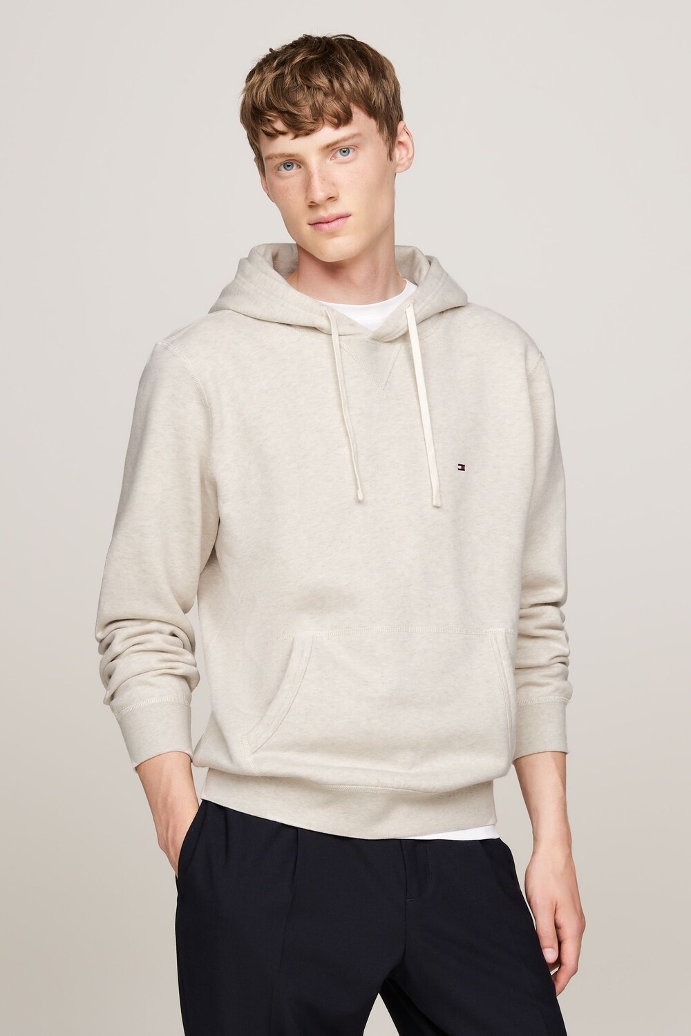 

Основной флис толстовка с капюшоном Tommy Hilfiger, белый