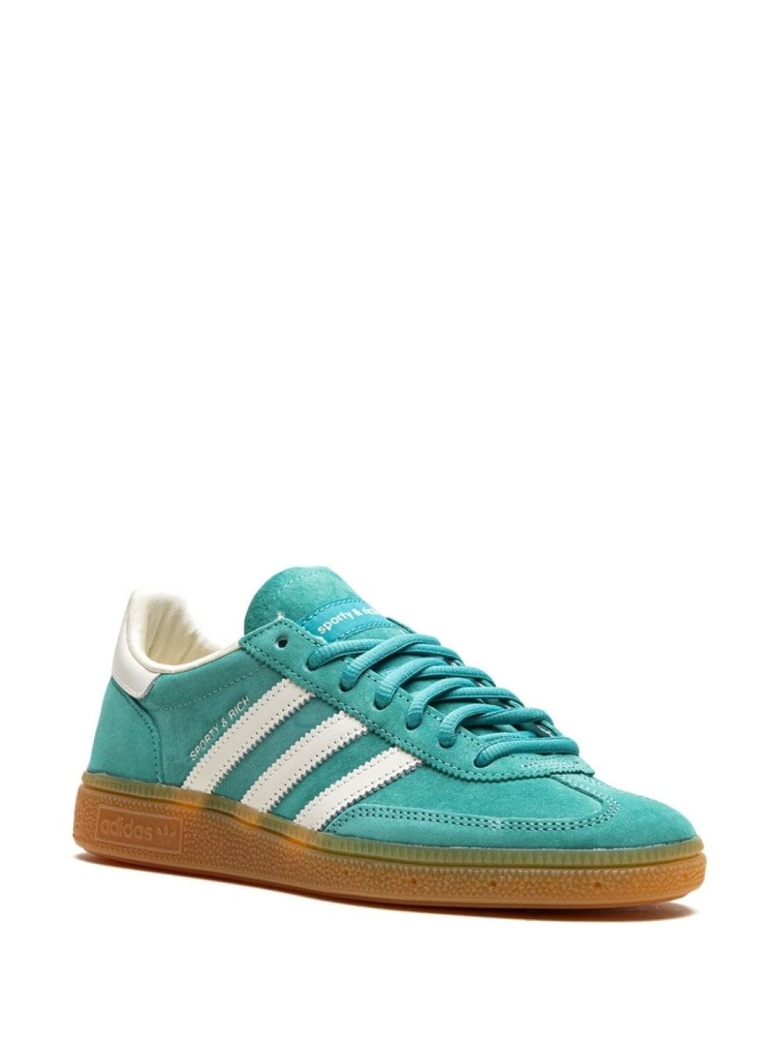 Adidas кроссовки Handball Spezial Green из коллаборации с Sport & Rich, зеленый — фото 2