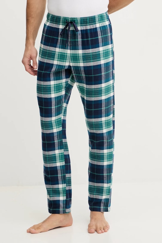 

Хлопковые пижамные штаны United Colors of Benetton, темно-синий