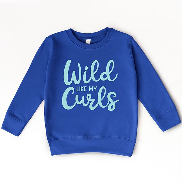 

Толстовка Wild like my curls для малышей The Juniper Shop, Royal