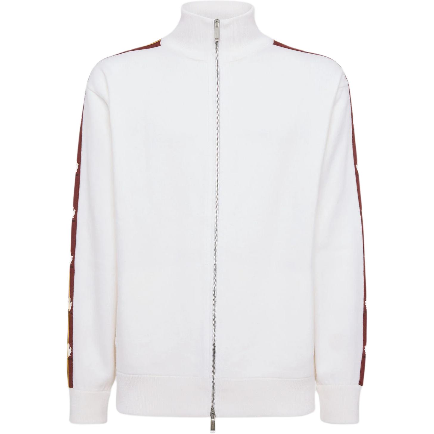 

Толстовка на молнии с логотипом Dsquared 2, белый