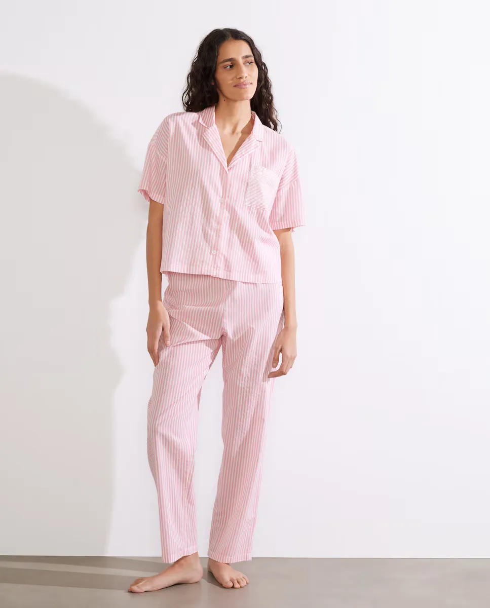 

Женская полосатая пижама Easy Wear, розовый