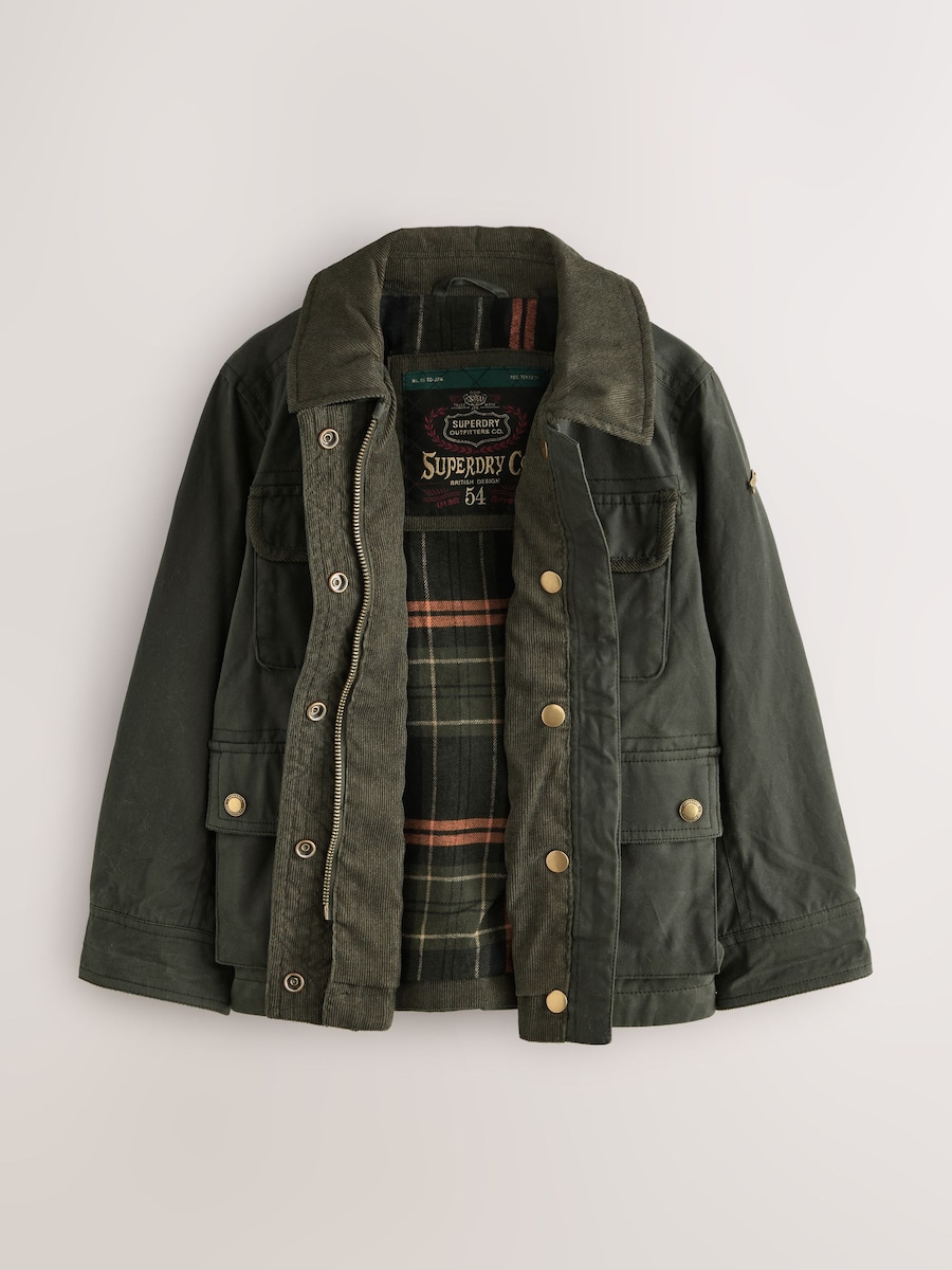 Куртка межсезонная Superdry, темно-зеленый — фото 2