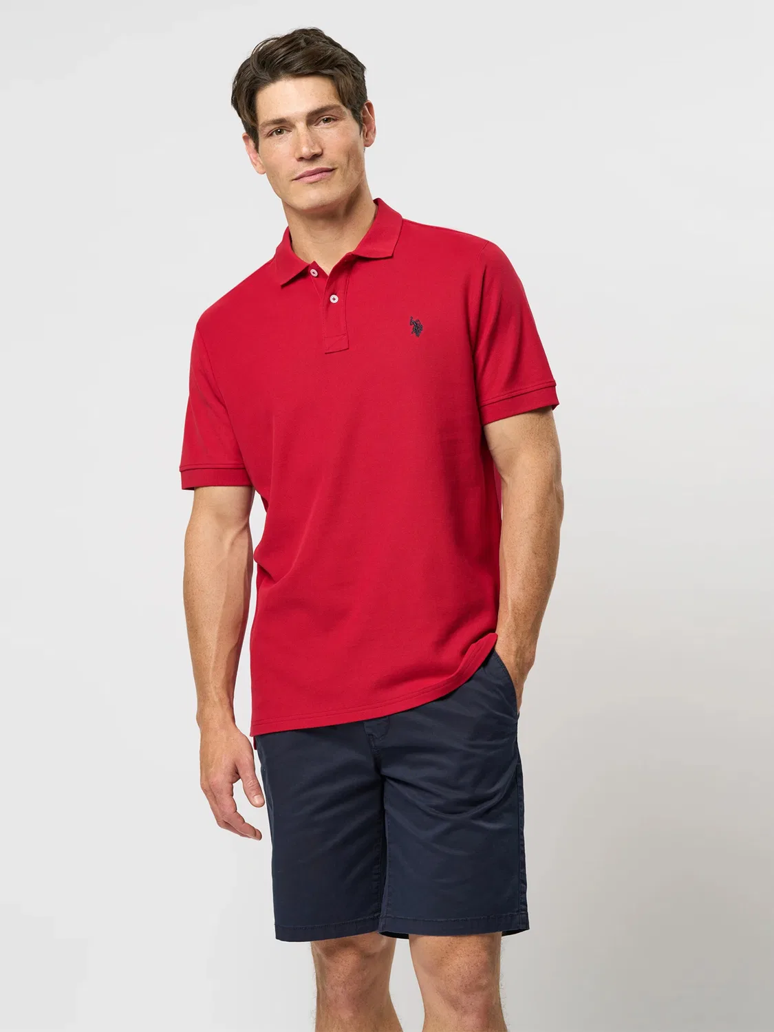 Рубашка на пуговицах стандартного кроя 'UMALFRED' U.S. Polo Assn., Blood Red — фото 3