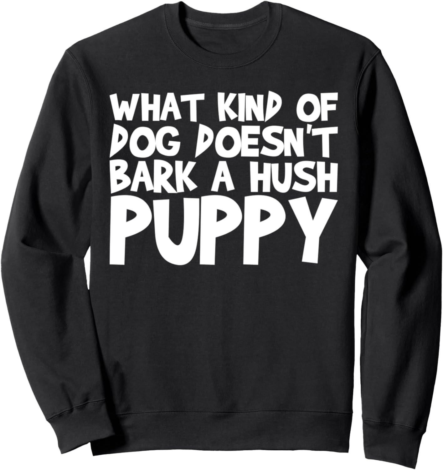 

Футболка «Какая собака не лает Hush Puppy» для любителей собак, черная What Kind Of Dog Doesn'T Bark A Hush Puppy Shirt