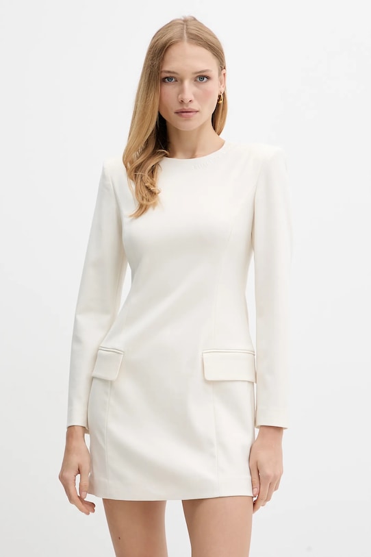 

Платье с добавлением шерсти Armani Exchange, бежевый