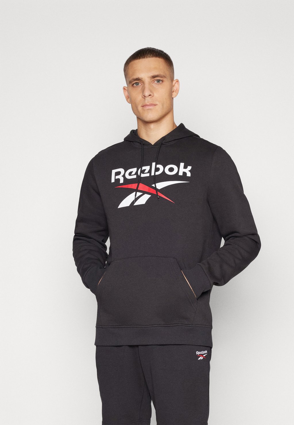 

Толстовка с капюшоном BIG LOGO HOOD Reebok, черный