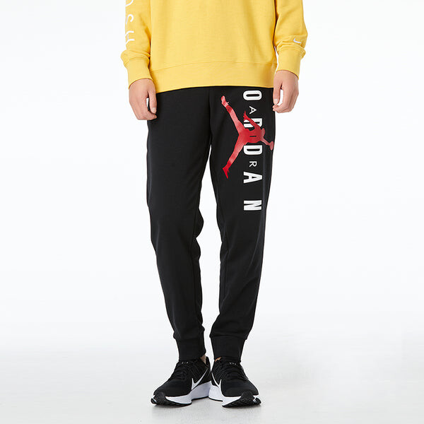 Спортивные штаны Air Jordan Basketball Lacing Sports Long Pants Black, черный — фото 3