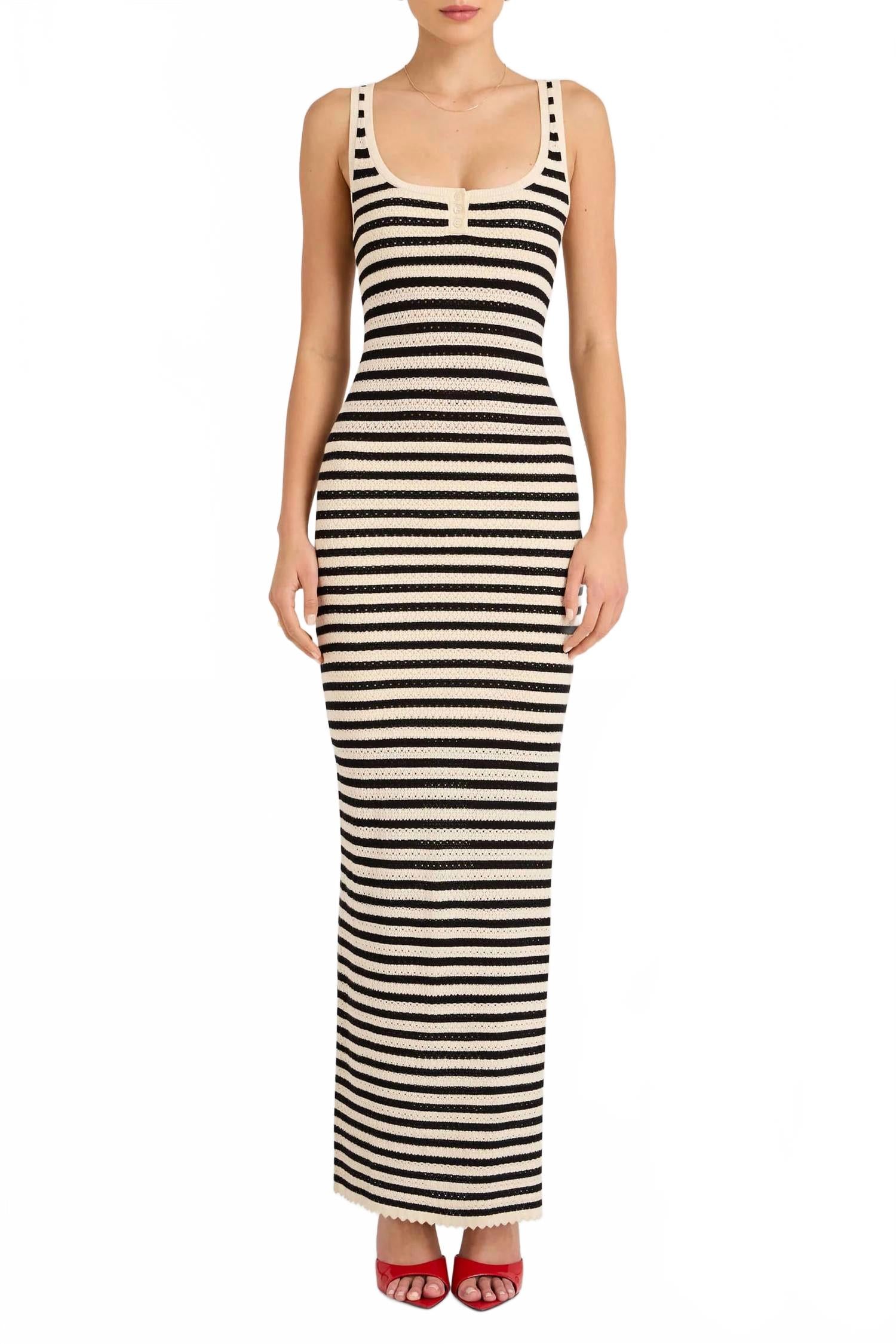 

Платье Seine в черном/кремовом цвете Amanda Uprichard, черный/кремовый