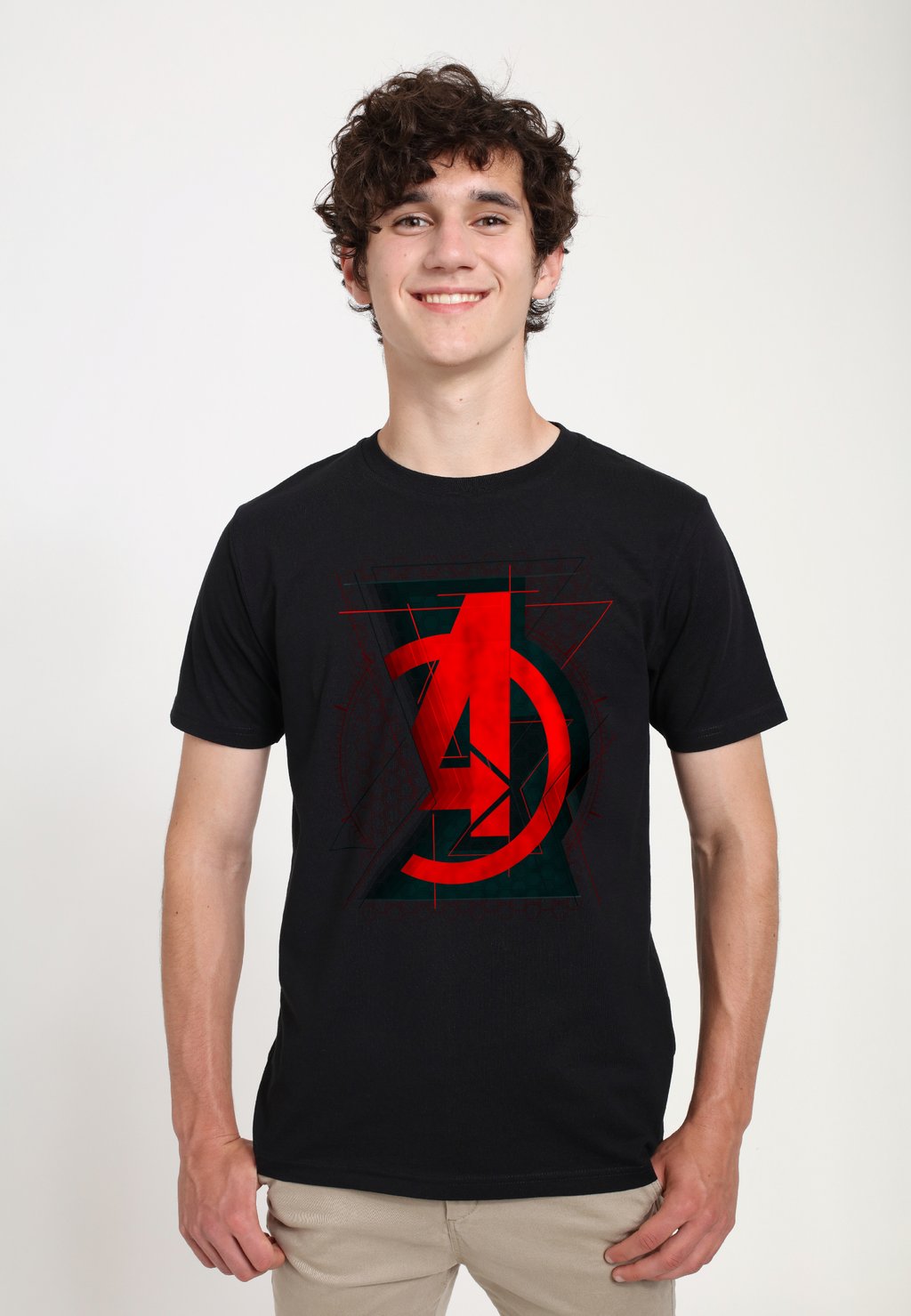 

Футболка с принтом BLACK WIDOW: MOVIE AVENGERS WIDOW LOGO Marvel, черный